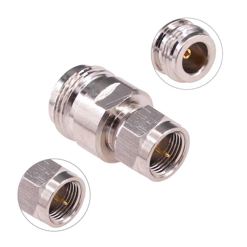 [Australia - AusPower] - RFaha 4pcs N to F Coax Adapter N Type Male/Female to F Type M/F RF Coaxial Connector Kit(F107-4) 