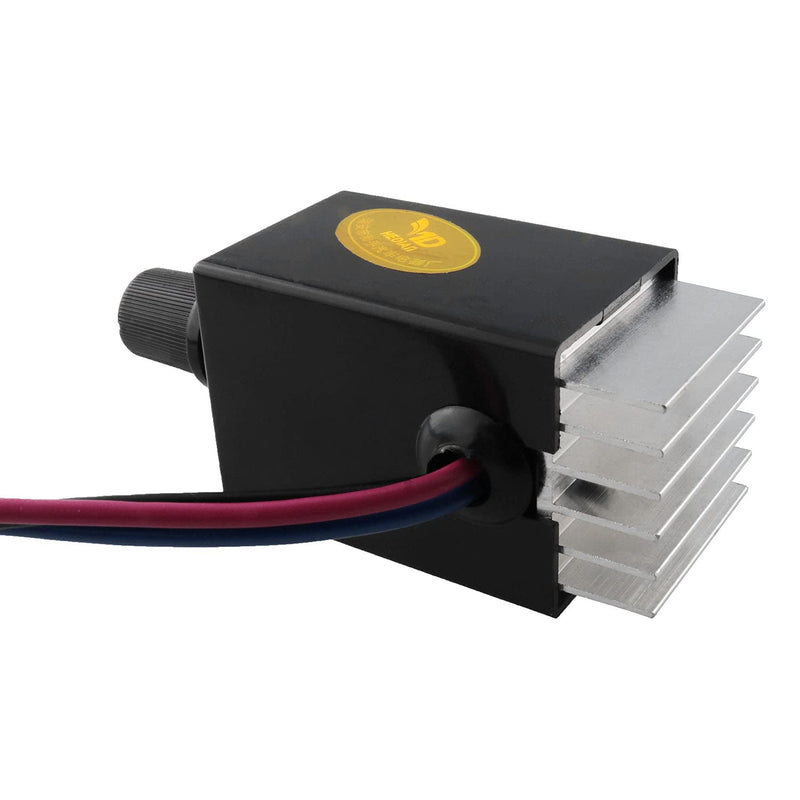 [Australia - AusPower] - ZZLZX 12V Fan Controller DC 12V 24V 10A Electronic Stepless Speed Regulator Switch for Car Truck Fan Heater Control DC Motor Speed Controller 