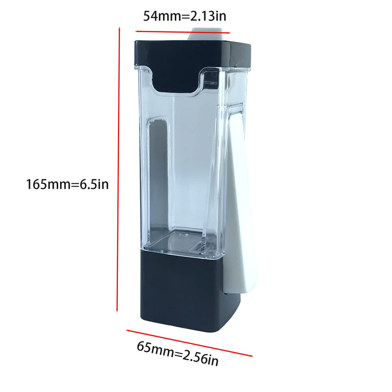 [Australia - AusPower] - Autoly Sugar Pourer,Transparent ABS Sugar Shakers Bottle, Bar Kitchen Powder Dispenser Container,1 Pcs 