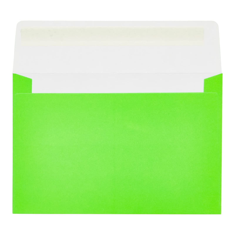 [Australia - AusPower] - 112 Pack Colorful Neon A4 Envelopes with Square Flap, Bulk for Invitations, Birthdays, Baby Showers, Greeting Cards (4x6 In) 