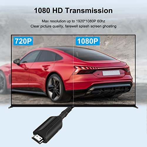 [Australia - AusPower] - Composite AV/RCA CVBS to HDMI Cable Adapter (Male) 1080P Video Audio Converter Mini AV2HDMI Adapter Converter Box PAL/NTSC for TV/PC/ PS3/ STB/Xbox HDTV Projector 