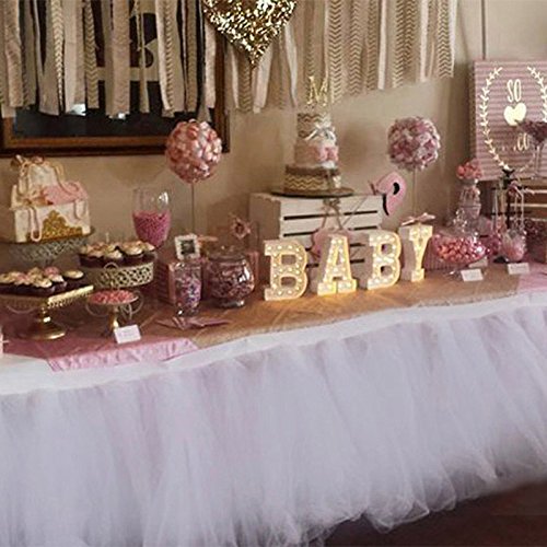 [Australia - AusPower] - OLizee® Romantic Wedding Party Birthday Supply Dessert Station Gauze Decoration(Style 7) 