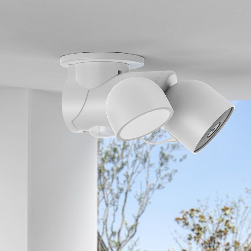 [Australia - AusPower] - Holicfun 90-Degree Ceiling/Eave Mount Adapter for Google Nest Cam with Floodlight - Outdoor Camera 