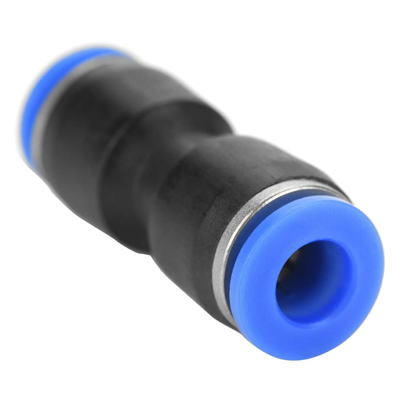 [Australia - AusPower] - 40Pcs Plastic Quick Fitting 1/4 Inch Pneumatic Push Connector Pipe Tube Fitting Straight, Elbow Union, Y Union, Tee Union Connectors PU6,PV6,PE6,PY6 Parts for Air Hose 