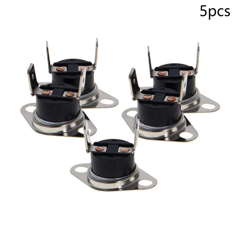 [Australia - AusPower] - Fielect 5Pcs KSD301 Thermostat 55°C/131°F Normal Closed N.C Adjust Snap Disc Limit Control Switch Microwave Thermostat Thermal Switch 