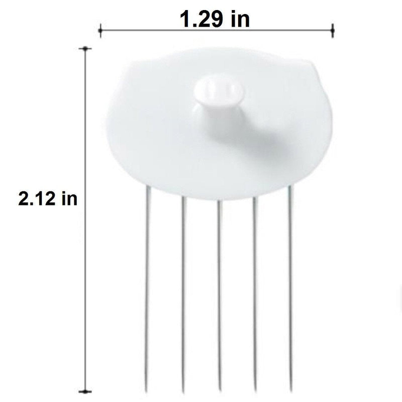 [Australia - AusPower] - HOTLISTOR Reusable Multipurpose Piggy Cubicle Wall Hooks 5PCS 10PCS Decorative Pin Stick Hooks Office Partition Panel Hanger Home Kitchen 10 - Hooks 