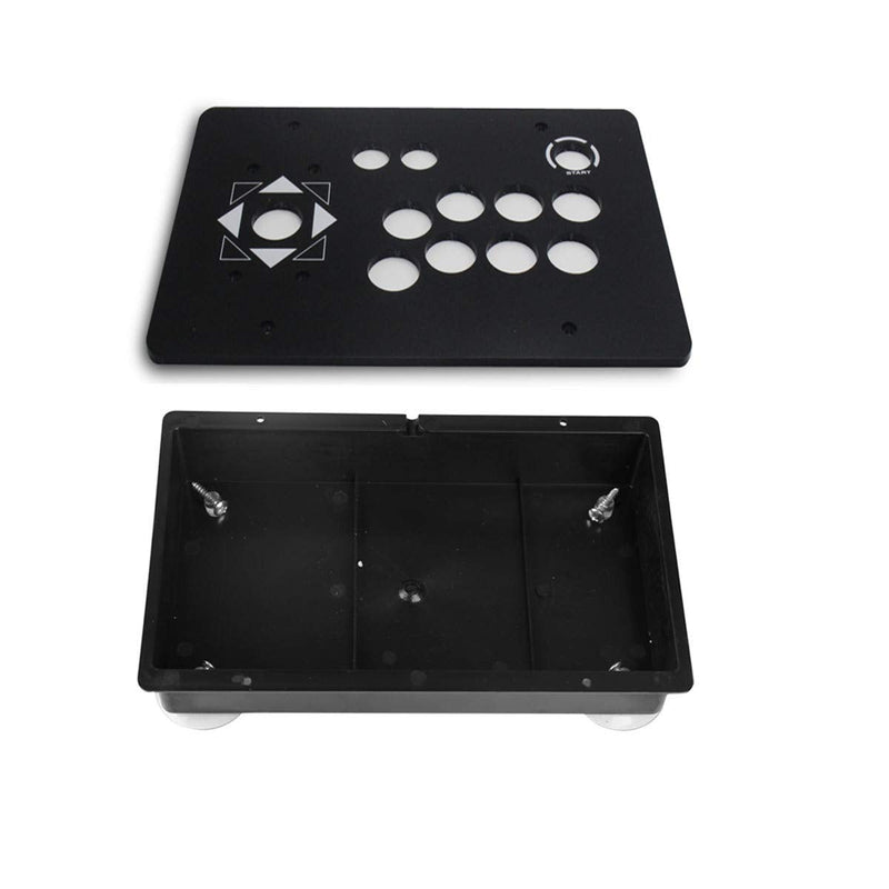 [Australia - AusPower] - TAPDRA Acrylic Panel and Case Joystick DIY Set Kits Replacement for Arcade Game Machine Cabinet Controller DIY Kit c Black 4 
