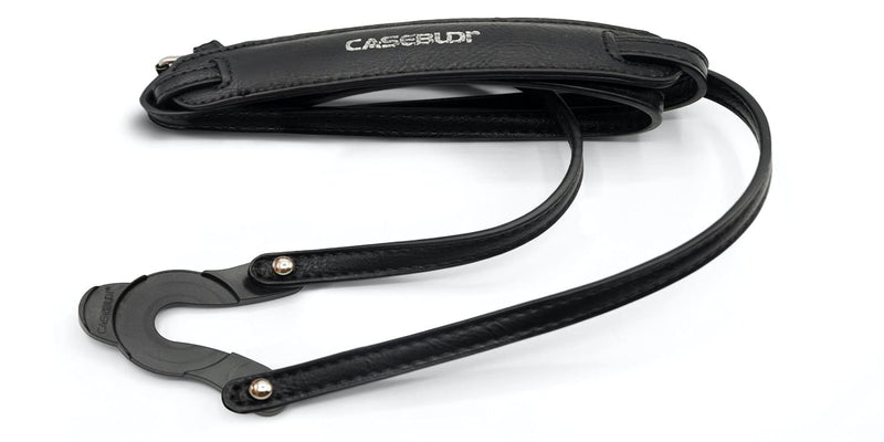 [Australia - AusPower] - CASEBUDi Crossbody Phone Lanyard Compatible with included Disc (Petite-Black) Petite-black 