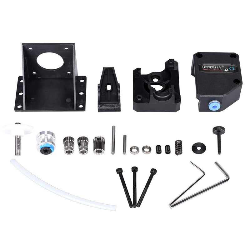 [Australia - AusPower] - 3Dman Dual Drive Bowden Extruder Universal Geared Extruders for CR 10, Ender 3 Series, Wanhao D9, Anet E10, Geeetech A10 and Other DIY 3D Printers Black 