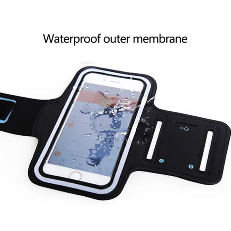 [Australia - AusPower] - Running Armband for Google Pixel 5 / Pixel 4a 5G Adjustable Sport Phone Arm Case for Samsung Galaxy A10E Outdoor Exersise Biking with Key Holder 5''-6'' 