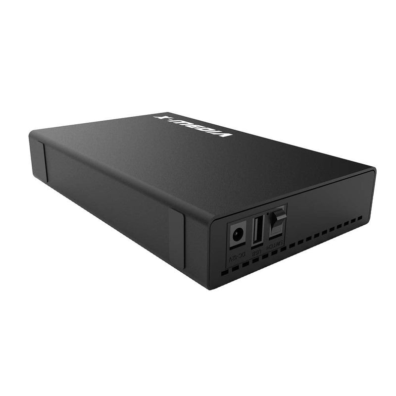[Australia - AusPower] - X-MEDIA XM-EN3200 3.5-Inch USB 2.0 SATA Aluminum Hard Disk Drive HDD External Enclosure Case, Support 2.5/3.5-Inch SATA/SSD Hard Disk Drive 