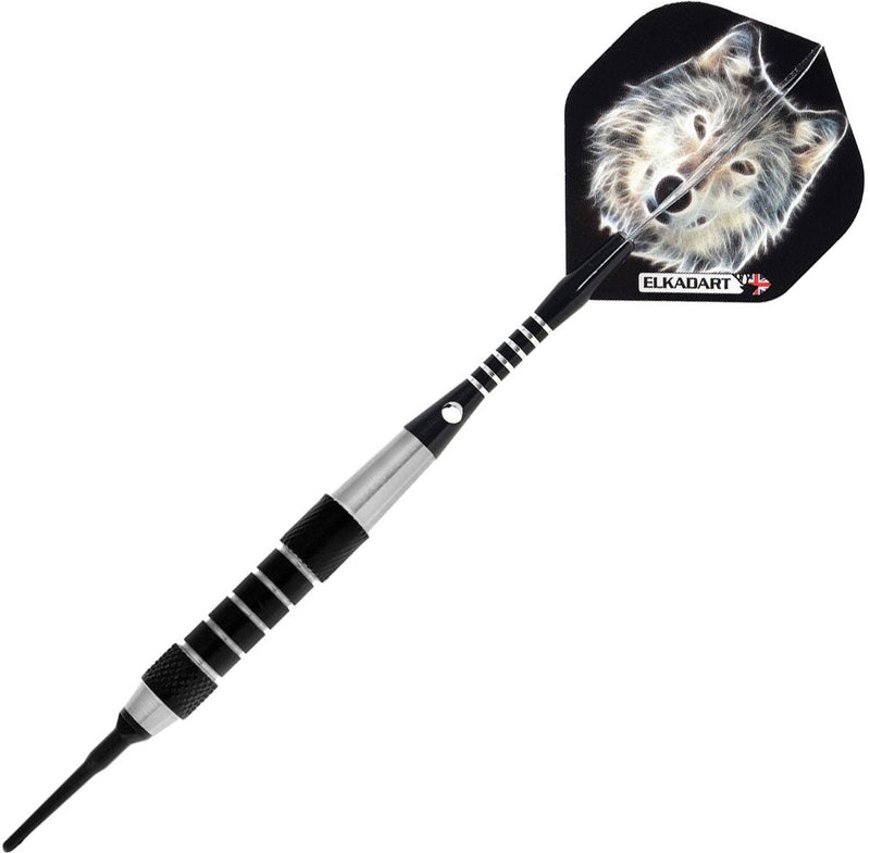 [Australia - AusPower] - Elkadart Lone Wolf Soft Tip Darts with Storage/Travel Case 18 Grams 