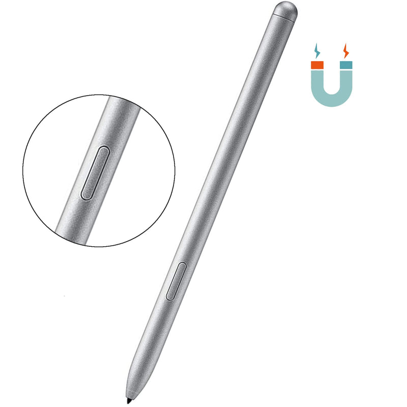 [Australia - AusPower] - Tab S7 S Pen Replacement for Samsung Galaxy Tab S7,Tab S7 Plus Stylus(Without Bluetooth,Silver) Silver 