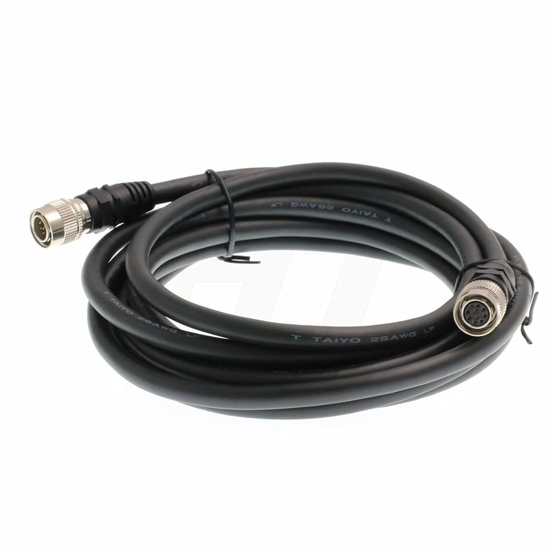 [Australia - AusPower] - HangTon RCP OCP ROP Remote Control Cable 10 Pin Hirose Male to Female Cable for Panasonic 300/50 Studio Camera RC10 CCU MSU, Sony D50 D51 (2) 2 Meters 