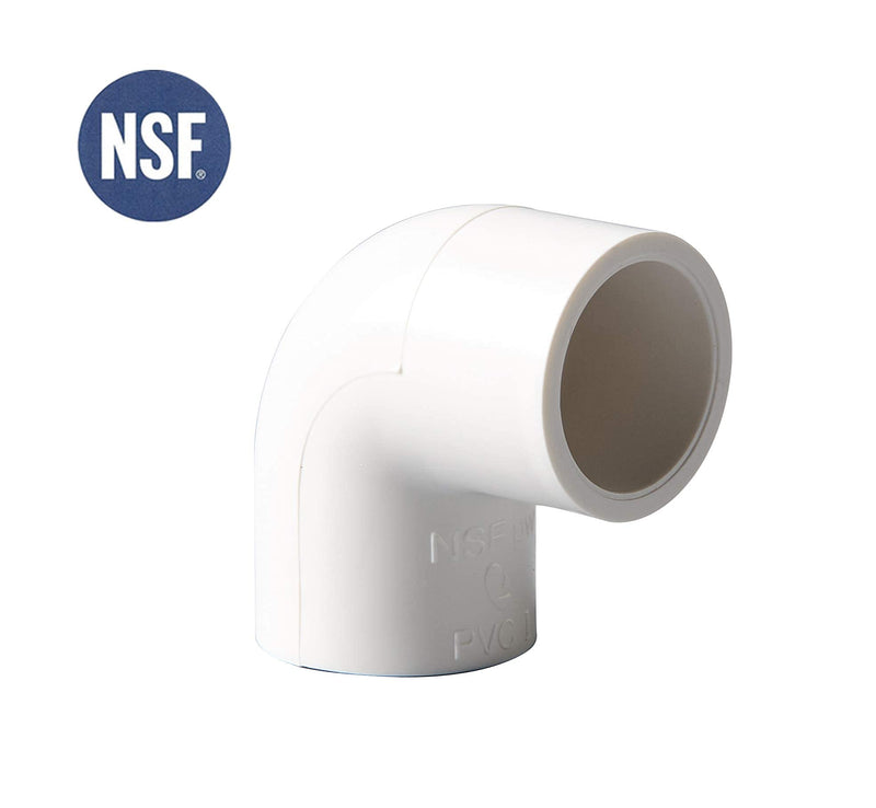 [Australia - AusPower] - Rainbow Dream 3/4-Inch 90 Degree PVC Pipe Elbow - 10 Pack, White 3/4 inch 