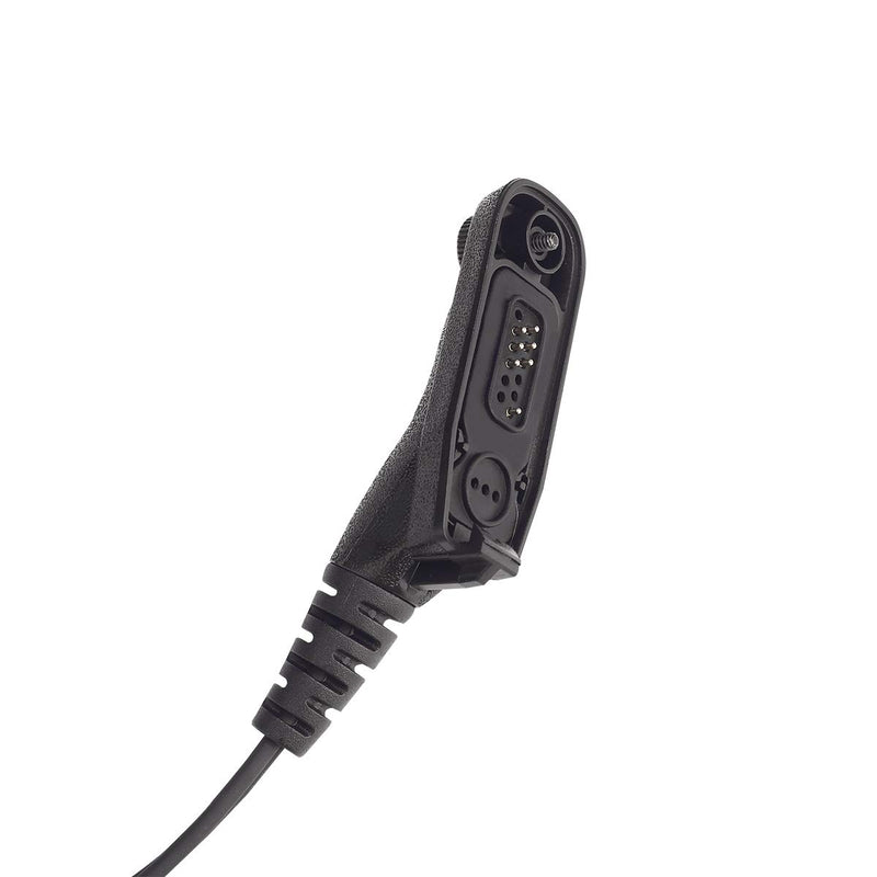 [Australia - AusPower] - KS K-STORM Acoustic Tube Earpiece Headset Compatible with Motorola APX1000 APX6000 APX7000 APX8000 XPR6000 XPR6350 XPR6550 XPR7000 XPR7550 Two-Way Radio, PU Material, Black 