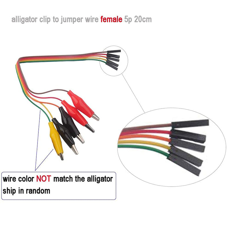 [Australia - AusPower] - DIYmalls CP2102 USB to TTL + Breadboard Power Supply Module Alligator Clip Wire 