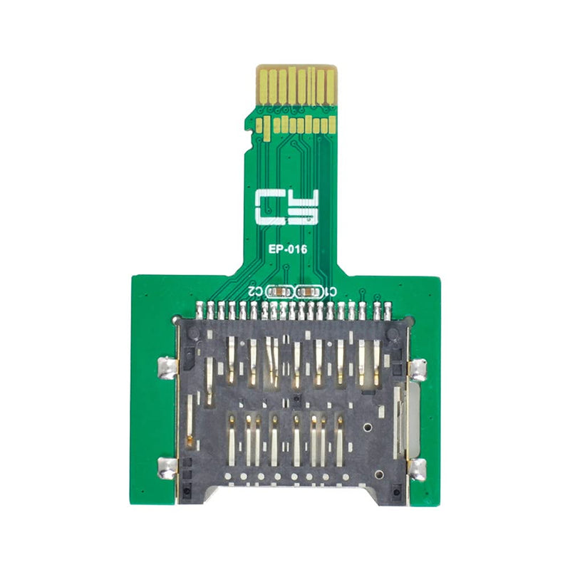 [Australia - AusPower] - Xiwai TF Micro SD Male Extender to SD Card Female Extension Adapter PCBA SD/SDHC/SDXC UHS-III UHS-3 UHS-2 Green TF/SD 