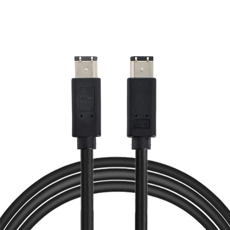 [Australia - AusPower] - NFHK 6 Pin to 6Pin FireWire 400 to FireWire 400 6-6 ilink Cable IEEE 1394 1.8m Black FW-016 
