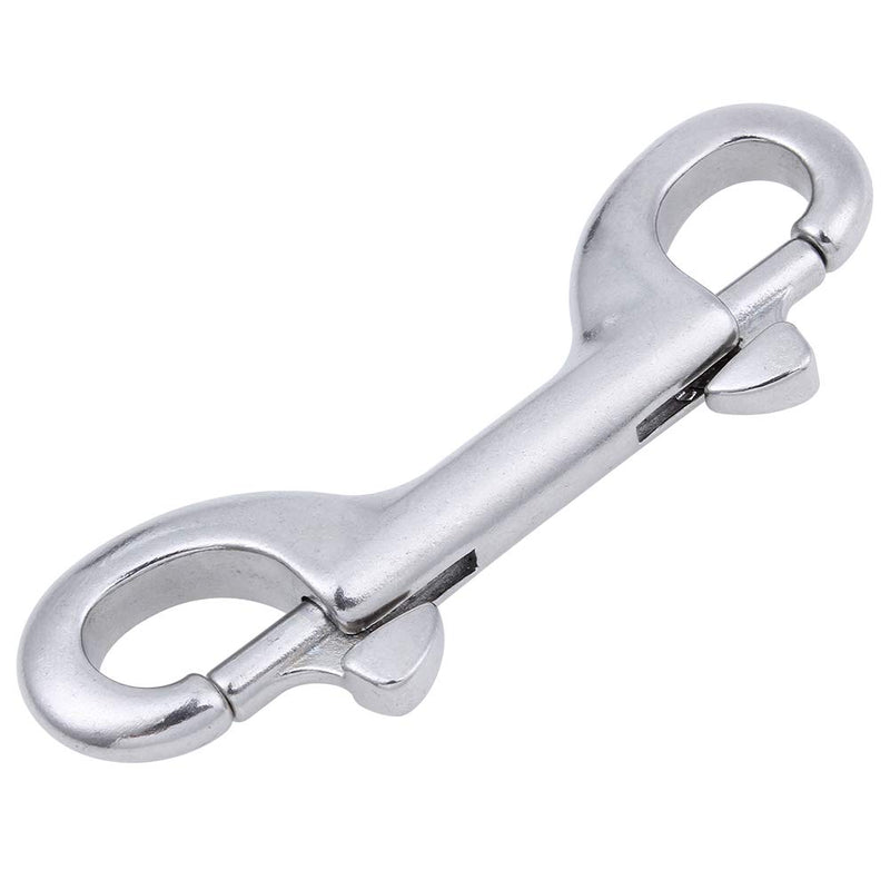 [Australia - AusPower] - AOWISH Bolt Snaps| Stainless Steel 316 Double Ended Bolt Snap Hooks| Marine Grade Double End Trigger Scuba Diving Clips| Sturdy, Durable, Heavy Duty| 3-1/2'', 4'', 4-1/2'' Sizes 3-1/2 Inch, 1-Pack 
