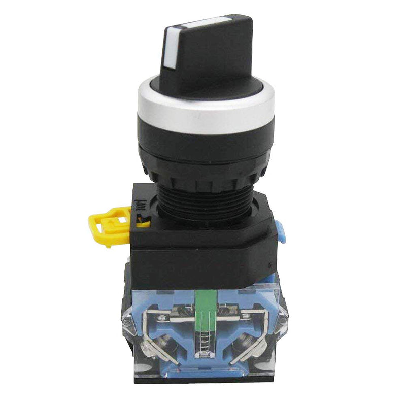[Australia - AusPower] - TWTADE/Red Green Momentary Push Button Switch 440V 10A 1NC 1NO,3 Positions 2NO Latching Rotary Select Selector Switch Station Box (Quality Assurance for 3 Years) hz-11BNGR-20X 