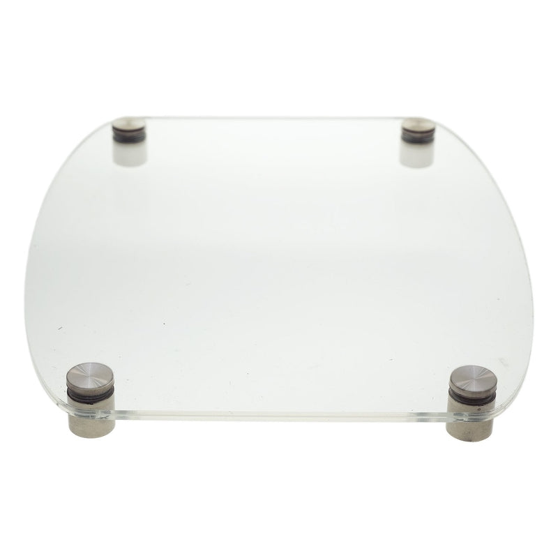 [Australia - AusPower] - Source One Deluxe Clear Acrylic Standoff Sign Holders 1 Sign, 2 Sign & 3 Signs Available (1 Sign, 1 Pack) 