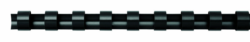 [Australia - AusPower] - Fellowes 1/2in Black Binding Combs (25 Pack) 