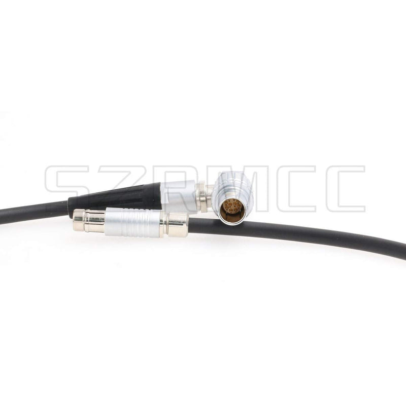 [Australia - AusPower] - SZRMCC Preston MDR-3 MDR-4 10 Pin to Fischer 3 Pin Run/Stop Power Cable for RED ARRI Alexa Camera (Right Angle) Right Angle 