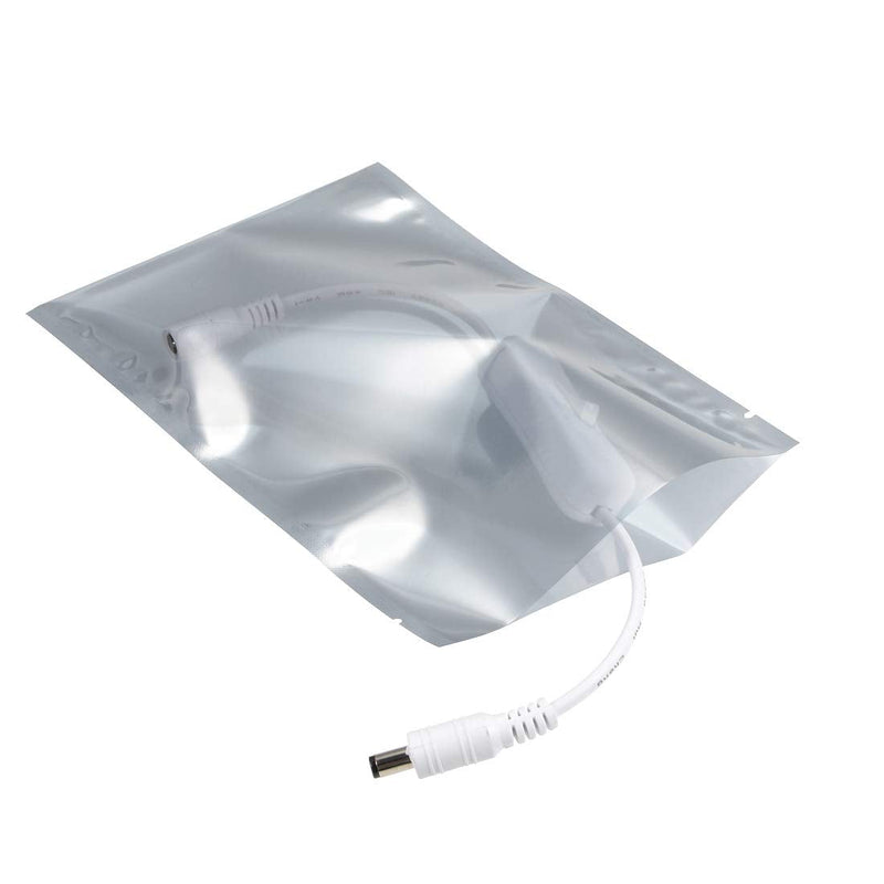 [Australia - AusPower] - uxcell Antistatic Shield Shielding Bag, Flat Open Top Anti Static Bag for Electronic Devices, 5x7 inch(125x180mm), 100 PCS 