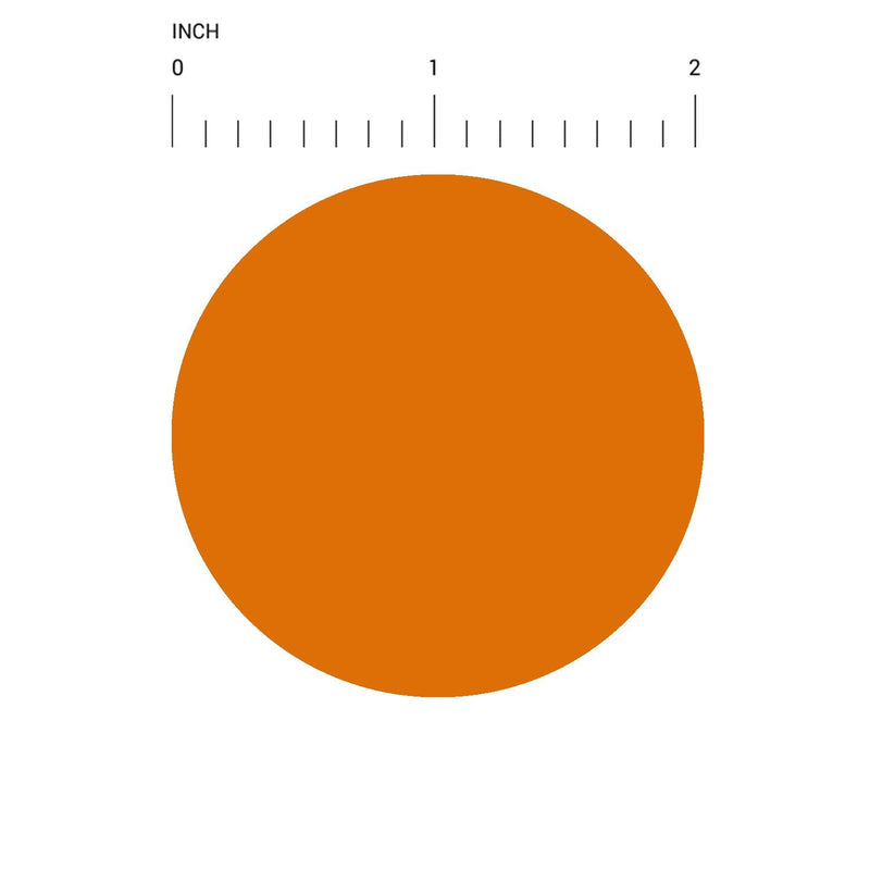 [Australia - AusPower] - ChromaLabel 2 Inch Round Permanent Color-Code Dot Stickers, 500 per Roll, Orange 
