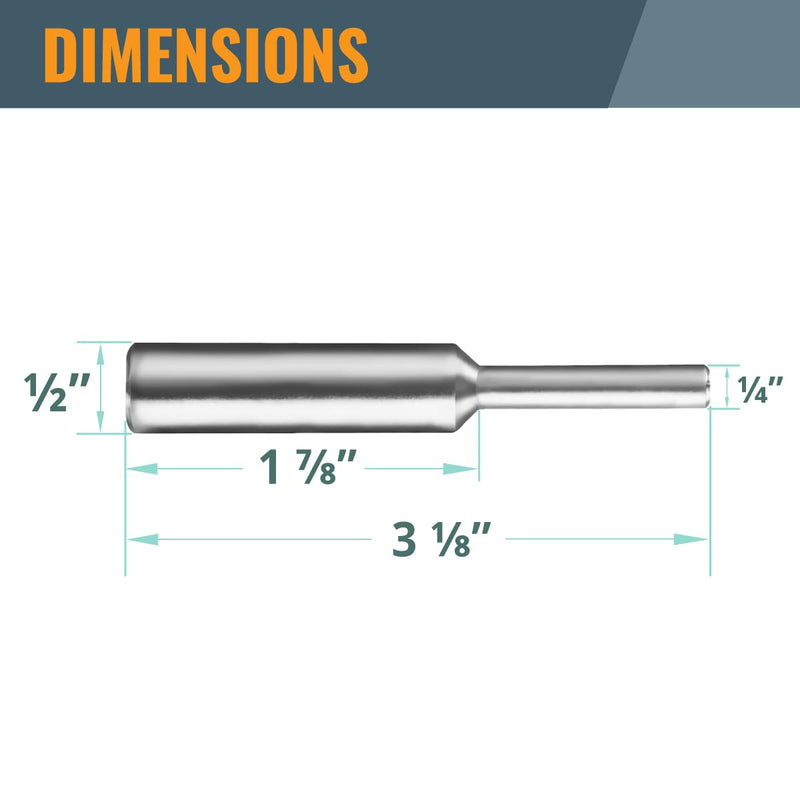 [Australia - AusPower] - POWERTEC 71833 Router Base Plate Centering Pin and Cone Set with 1/2" and 1/4" Ends for Calibrating Plates, Centering Template Guides w/ 59/64Â­ Inch Router Template Guide 