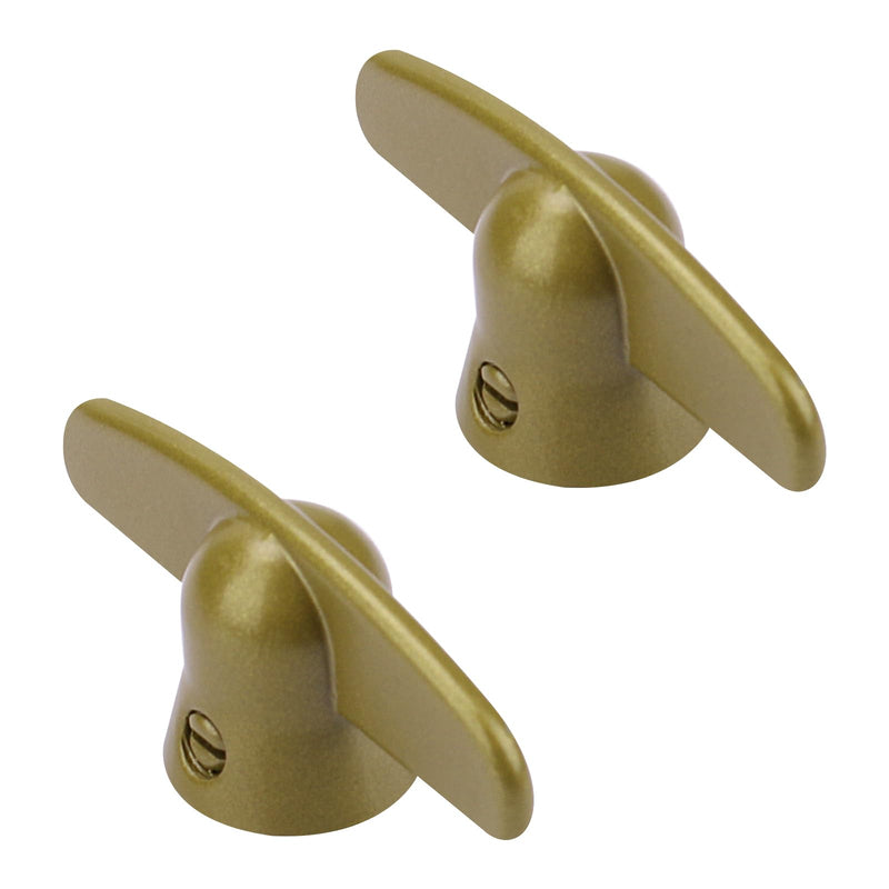 [Australia - AusPower] - 3/8" Tee Handle Casement Operator,T-Crank Window Handle, Butterfly Wing Nut T-Handle for Pella Window T-Crank,Compatible with Prime-Line H 3813(2 Pack) 