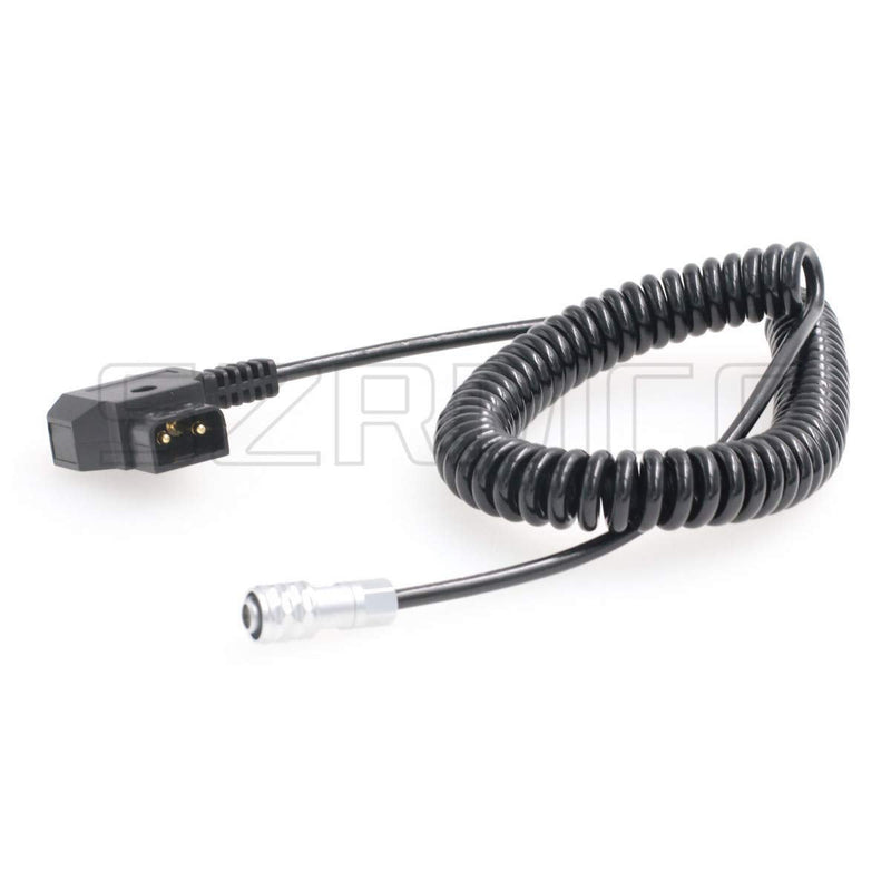 [Australia - AusPower] - SZRMCC D-Tap to BMPCC 4k/6k Coiled Power Cable Weipu SF6 2 Pin to D-Tap Control Cable for Blackmagic Pocket Cinema Camera/Gold Mount V Mount Battery Coiled Cable 