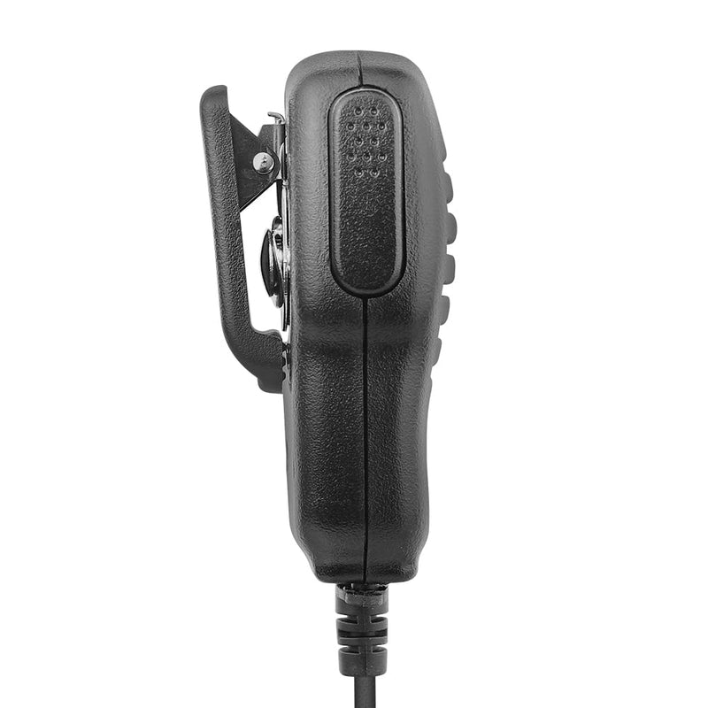 [Australia - AusPower] - Speaker Mic for Kenwood Radios 2-Pin Handheld Walkie Talkie Speaker with PTT and External 3.5mm Earpiece Jack Shouler Microphone 