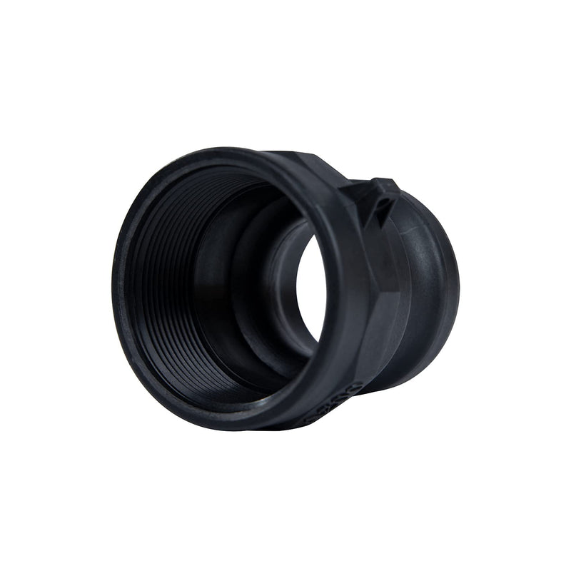 [Australia - AusPower] - Quafwia 2 pcs Poly cam lock fittings (2" Part A) Cam & Groove Hose Fitting cam lock fittings, Male Aadapter x Female NPT Thread Polypropylene Camlock Fittings (2“) 2“ 
