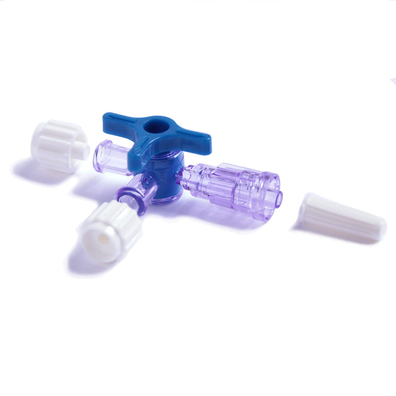 [Australia - AusPower] - Zocakee Luer Stopcocks 3-Way,Luer Connections,Sterile Individual Package,10Pcs 