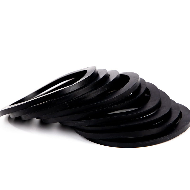 [Australia - AusPower] - Quafwia 4" Camlock Fitting Gasket (10-Pack) - Cam Lock Hose Seal for Female Coupler - Cam Groove Replacement Rubber Washer 4‘’ 