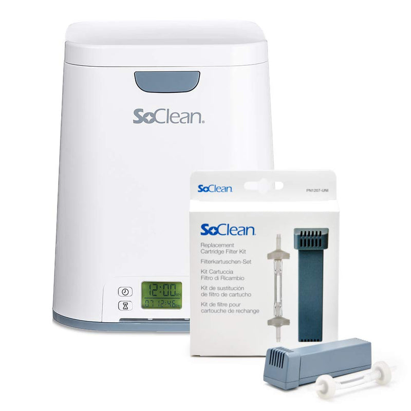 [Australia - AusPower] - SoClean Replacement Cartridge Filter Kit for SoClean 2 Machines, Includes One Filter Cartridge and One Check Valve, Authentic SoClean Replacement Part with Full Warranty 