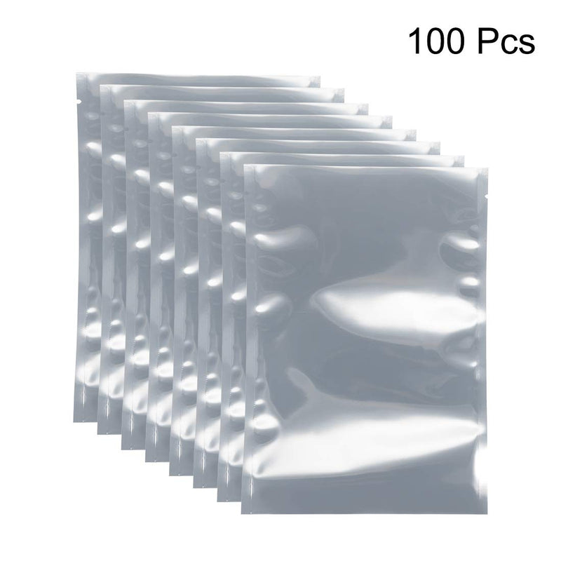 [Australia - AusPower] - uxcell Antistatic Shield Shielding Bag, Flat Open Top Anti Static Bag for Electronic Devices, 6x8 inch(140x200mm), 100 PCS 