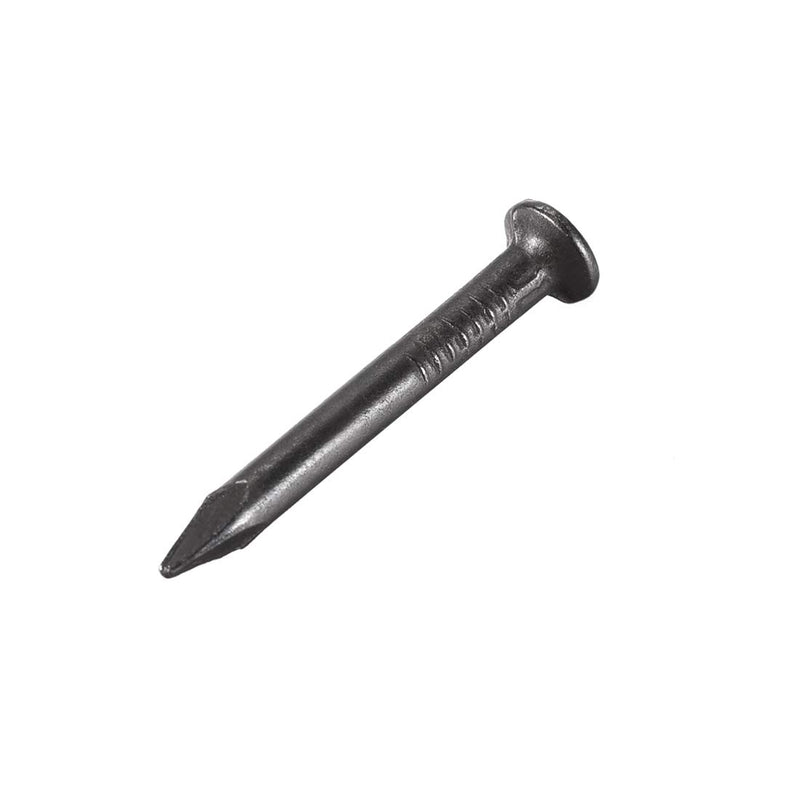 [Australia - AusPower] - uxcell Hardware Nails Carbon Steel Point Tip Wall Cement Nail 25mm(1") 2.5mm Rod Dia Black 200pcs 