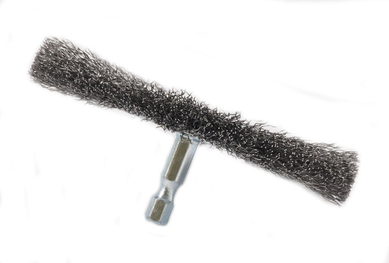 [Australia - AusPower] - Forney 72739 Wire Wheel Brush, Coarse Crimped with 1/4-Inch Hex Shank, 4-Inch-by-.012-Inch 