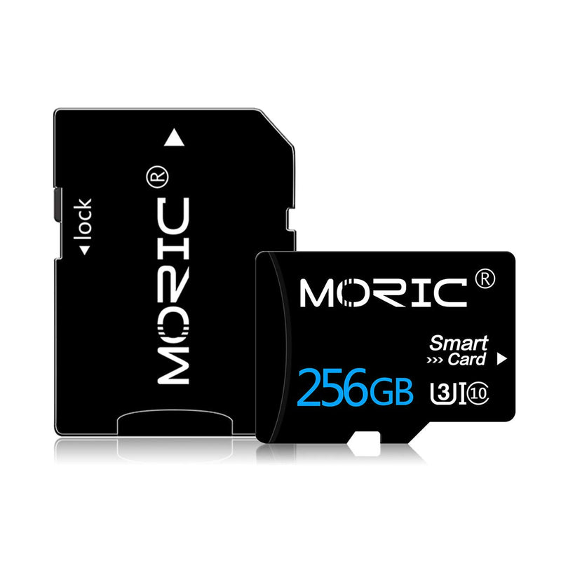 [Australia - AusPower] - 256GB Memory Card Class 10 Card Micro SD Card Compatible Computer Camera and Smartphone,TF Memory Card with SD Card Adapter(256GB) 