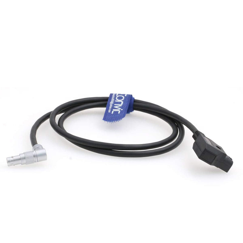 [Australia - AusPower] - Eonvic Rotatable Right-Angle 2Pin Female to Dtap RED Komodo 6K Cinema Camera Power Cable (Straight Cable) Straight cable 