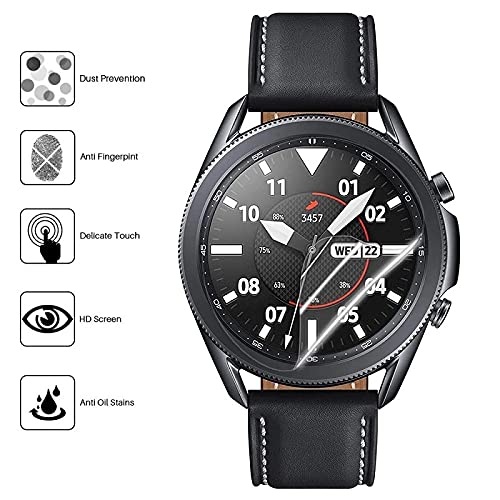 [Australia - AusPower] - High Sensitivity GT 2e Hydrogel Screen Protector for Huawei Watch GT2E Sport, 6pcs Smart Watch Transparent Soft Protection Film [Full Coverage] [Clear HD] [Anti-Bubble] [Case Friendly] (Not Tempered Glass) 