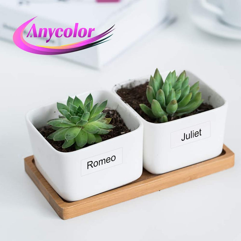 [Australia - AusPower] - Anycolor P touch TZ Tape Clear 12mm 0.47 Laminated Label Maker Tape Replacement for Brother Ptouch Refills TZe-131 TZ-131 TZe 131 Compatible with Brother PT-D210 PTH110 PTD400AD PTD600 Labeler, 5-Pack 