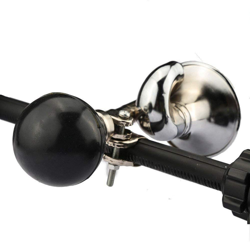 [Australia - AusPower] - AUTUT 2 Pcs Bugle Horn Retro Clown Horn Kids Bike Horn Metal Air Horn with Squeeze Bulb for Bicycle, Golf Cart 