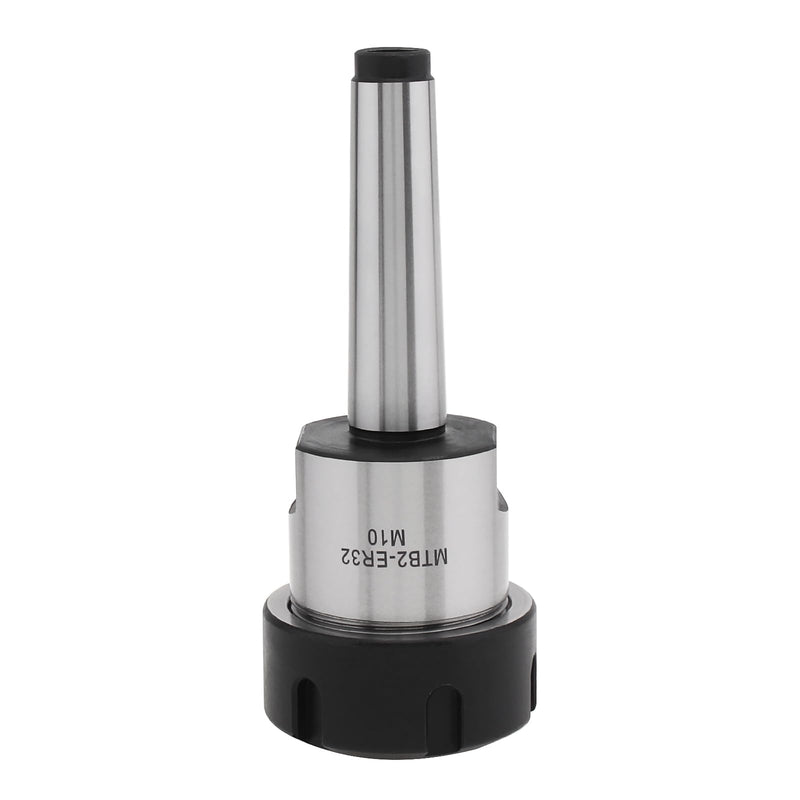 [Australia - AusPower] - MTB2 ER32 Collet Chuck Holder, CLAHJQX M10 Morse Cone Collet Chuck Tooling Holder, Taper Milling Chuck Holder 