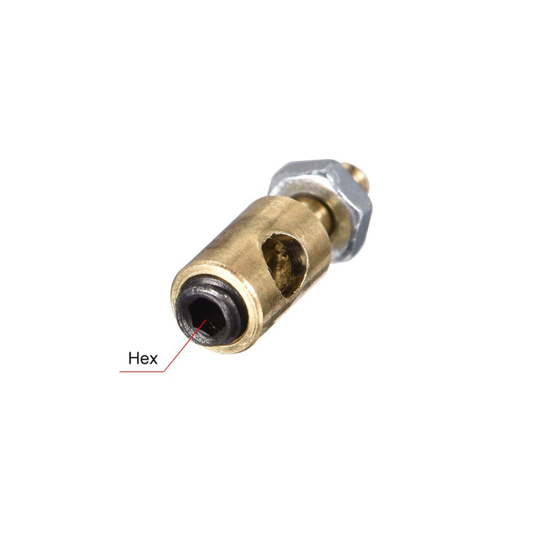 [Australia - AusPower] - uxcell Linkage Stoppers Connecting Servo Arm,Push Rod for RC Airplane,D4x2.5mm 5pcs 