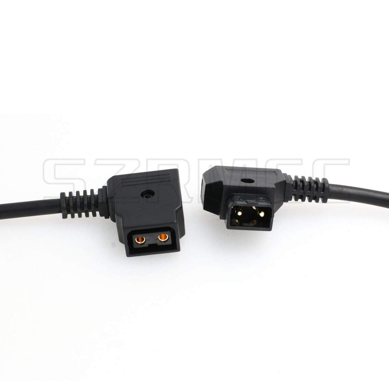 [Australia - AusPower] - SZRMCC Interface Conversion Cable D-Tap 2 Pin Male to Female for IDX Anton-Bauer Battery ARRI Red Camera (Straight Cable) 1m 