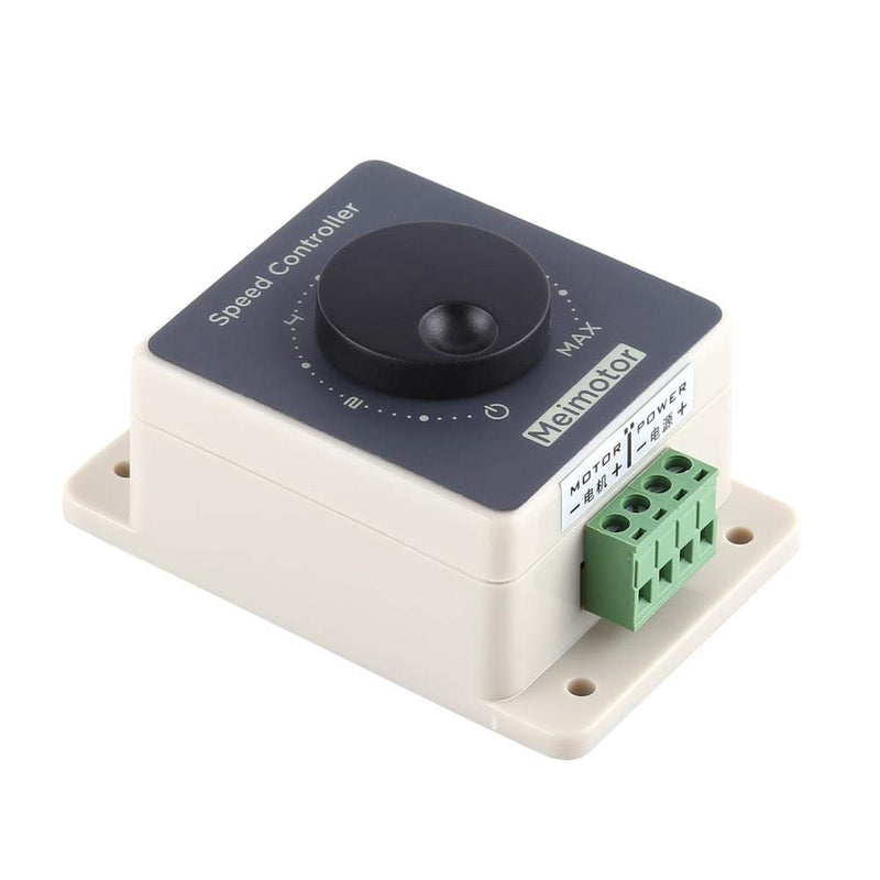 [Australia - AusPower] - PWM Motor Speed Controller Waterproof Shell DC 10-60V 20A Pulse Width Modulator Driver RC Controller Speed Regulator Rotary Switches 